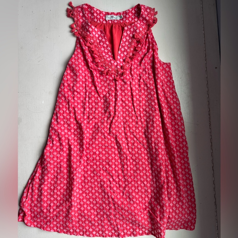 Pink Sleeveless Vineyard Vines Pool Cover-Up